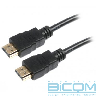 Кабель HDMI to HDMI 0.5m  мультимедийный Maxxter (V-4-0.5M) VHDMI40.5M
