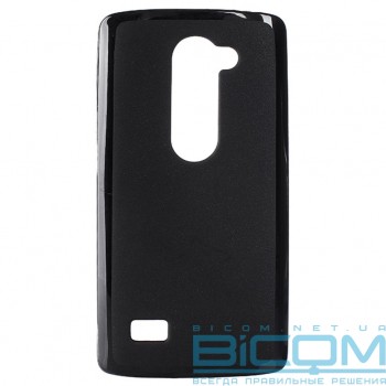 Накладка Drobak Elastic PU для LG Leon LGH324 (Black)
