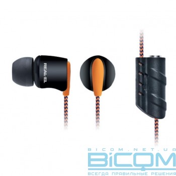 Наушники-вкладыши REAL-EL Z-1700, black