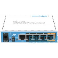 Роутер Mikrotik RB951Ui-2ND 2.4 ГГц 300 Мбит/с 64 Мб 5×100 Мбит/с LAN 1-Passive PoE Out 24В 0.5A, 1×USB 2.0 Qualcomm Atheros QCA9531 650 МГц 2×всенапр