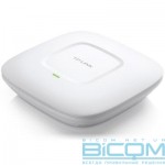 Wi Fi підсилювач TP-Link EAP110 (1х100Мбит, 300Mbps, 100мВт, 2,4Ghz, 20дБм, потолочная, PoE, EAP Controller, 2х3дБи)