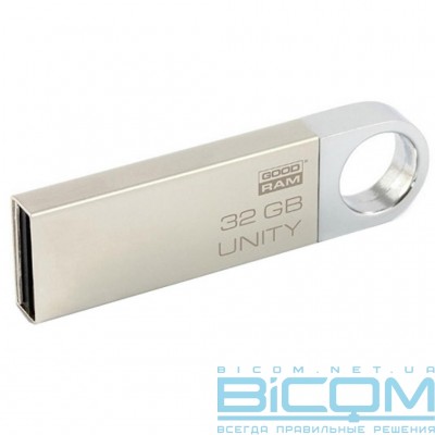 USB флеш 32GB GOODRAM UUN2 (Unity) Silver (UUN2-0320S0R11)