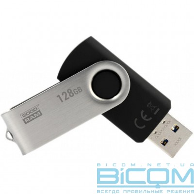 USB флеш 3.0 128GB GOODRAM UTS3 (Twister) Black (UTS3-1280K0R11)