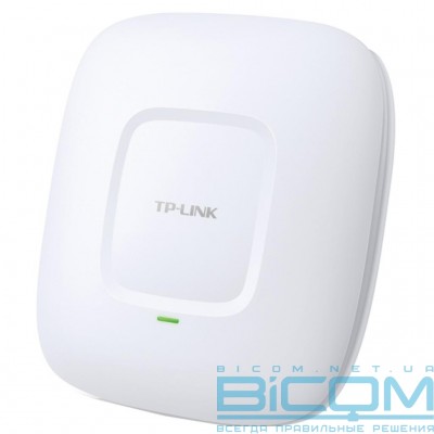 Точка доступа TP-Link EAP115 802.11n 2.4 ГГц, N300, 2x3 дБи, 1хFE LAN, PoE, потол.