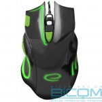 Миша ESPERANZA MX401 Hawk black-green (EGM401KG)