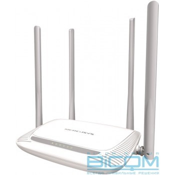 Роутер MERCUSYS MW325R до 500 м2 4*5 дБи  до 300 Мбит/с 