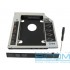 Перехідник Maiwo (NSTOR-12) алюм. для подключения HDD/SSD 2.5'' в 12.7мм в отсек привода ноутбука, SATA3